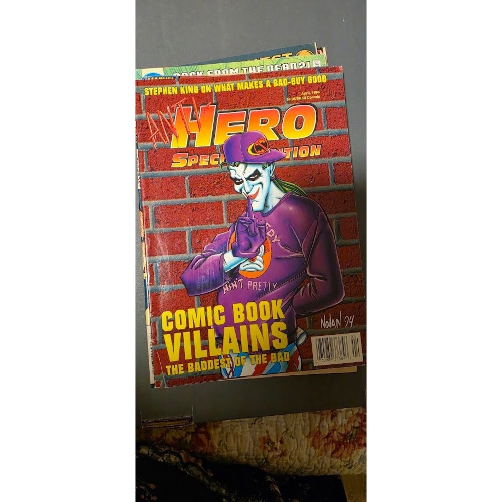 Anti-Hero Special Edition Comic Book Villains Magazine April 1994 Stephen King